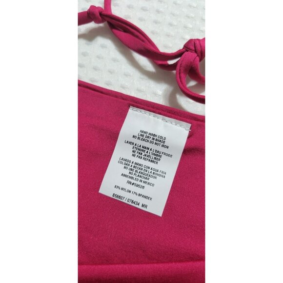Becca By Rebecca Virtue Swim Bikini Womens Set Adjustable Fiusha Size S New - Picture 5 of 9